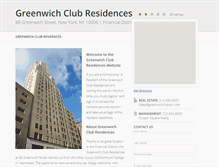Tablet Screenshot of greenwichclubnyc.com